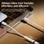 Bộ chuyển đổi FEDAOG Type C, Bộ chuyển đổi USB C 20Gbps 8K, Vòng silicon hợp kim nhôm hai mặt bền bỉ Đầu nối USB C