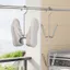 Giá phơi giày bằng thép không gỉ Ban công Cửa sổ Sill Chống gió Treo giày Giá phơi giày Ngoài trời Thêm dày Đậm Sấy giày Dụng cụ tiện dụng