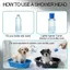 Di Động Silicone Thú Cưng Tắm Rắc Nắp Chai Đầu Tắm Lý Tưởng Cho Chuyến Đi Đường Bộ Cắm Trại Thú Cưng Chải Lông Sử Dụng