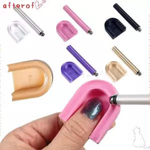 Công cụ phụ trợ từ tính AFTEROF, Hiệu ứng mắt mèo Công cụ nam châm hút hạt thủy tinh, Kỹ thuật in ấn Kết cấu da lộn DIY Công cụ làm móng mắt mèo DIY Nail Art