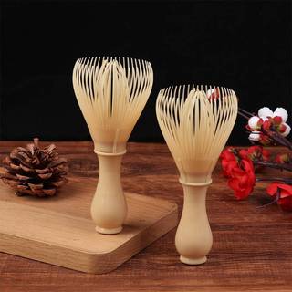 DIY Lễ Nhật Bản Nhựa Matcha Thực Tế Bột Đánh Cà Phê Trà Xanh Bàn Chải Chasen Dụng Cụ Máy Xay Bàn Chải Dụng Cụ Trà COD