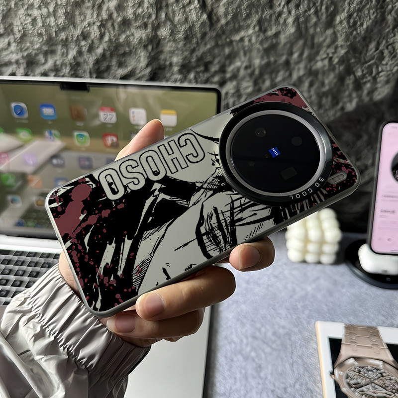 Dành Cho Vivo X200 Ultra X200 Pro Mini X100S Pro Jujutsu Kaisen‌ Ốp Điện Thoại GOJO SARORU CHOSO Cho Vivo X200S X100s X100 Pro X90 X80 X70 Vỏ Vivo Chống Sốc