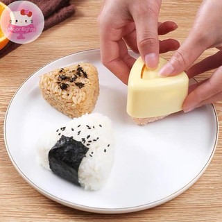 Moonlights Khuôn Sushi Máy Làm Sushi Onigiri Cơm Thực Phẩm Báo Chí Hình Tam Giác Máy Làm Sushi Khuôn Nhật Bản Bento Nhà Bếp Tiện Ích Bộ EN