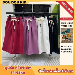 [Ko Tăng Size] QN10 Quần Nỉ Cho Bé 11-35kg,Phong Cách Hàn Chất Nỉ Ép Chính Phẩm