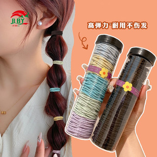 Dây buộc tóc cho bé gái, chất liệu cao su đàn hồi tốt, bền lâu và không co rút, rất phù hợp cho đuôi ngựa cao.