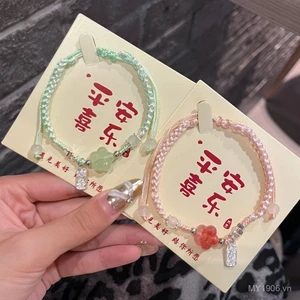 Vòng tay nhựa phong cách Trung Hoa, phù hợp cho bạn gái và cặp đôi