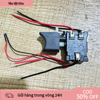 Công Tắc Khoan Pin Có Điều Tốc Đảo Chiều, Có Đèn LED, Dễ Lắp Đặt, Phù Hợp Cho Độ Chế Hoặc Thay Thế Máy 21V, Chất Lượng