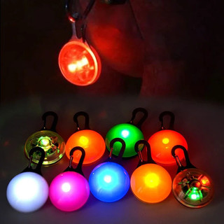 1 Đèn Led Dạ Quang Chó Mèo Cổ Phát Sáng Mặt Dây Chuyền Thú Cưng Dẫn Phát Sáng Phụ Kiện Vòng Cổ Sáng Dạ Quang Cổ Trang Trí An Toàn Ban Đêm