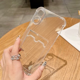 Ốp Khe Cắm Thẻ Cho iPhone 17 16 15 14 13 12 11 16e Air Pro Max X XS XR XSMAX 6 6S 7 8 + Plus 12mini 13mini DCKB