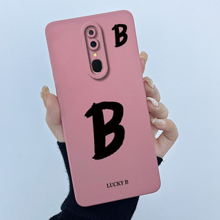 Dành Cho Oppo F11 F11Pro Ốp Lưng Oppo CPH1911 CPH1969 Ốp Lưng TPU Silicon May Mắn Chữ Ban Đầu Cặp Đôi Ốp lưng Cho Oppo F11 F 11 Pro Ốp Mềm