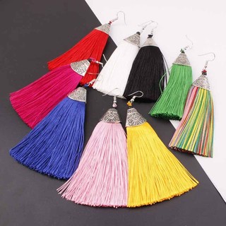 Bông Tai Nữ Phong Cách Mùa Hè với Tua Rua và Thiết Kế Xếp Chồng Dangle