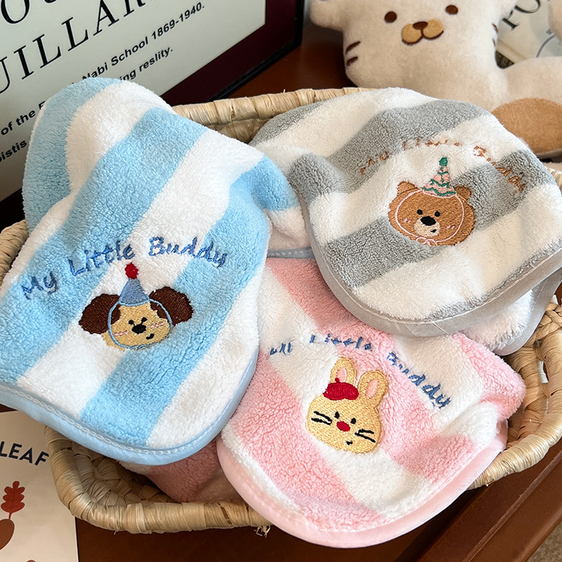 Khăn Mặt Trẻ Em Khăn Vuông Nhỏ Cho Bé Sơ Sinh Siêu Mềm Hơn Cotton Nguyên Chất Mềm Mại Thấm Hút Cho Bé Khăn Tay