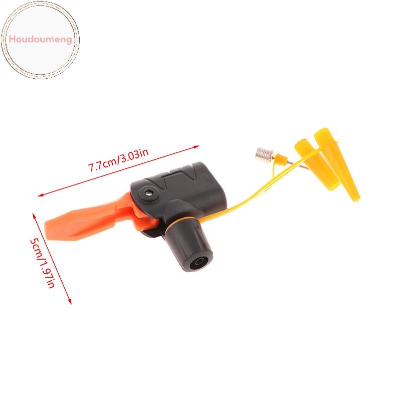 Hodou 1 Máy Bơm Vòi Phun Adapter TPU Cho Máy Bơm Bơm Bơm Hơi Xe Đạp Bóng Ống Adapter Kép Bơm Phụ Kiện VN