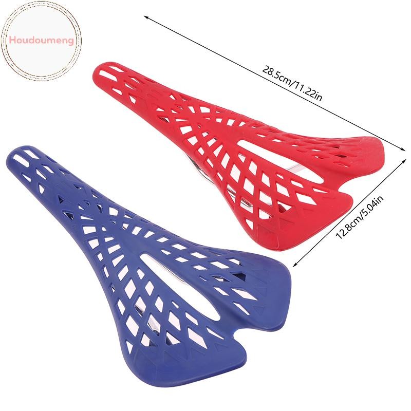 Ghế leo núi Houdoudou Siêu nhẹ Chống sốc Nhựa Đua Xe Đạp Đi Rỗng Cobweb Ghế Xe Đạp Phụ tùng đi xe đạp VN