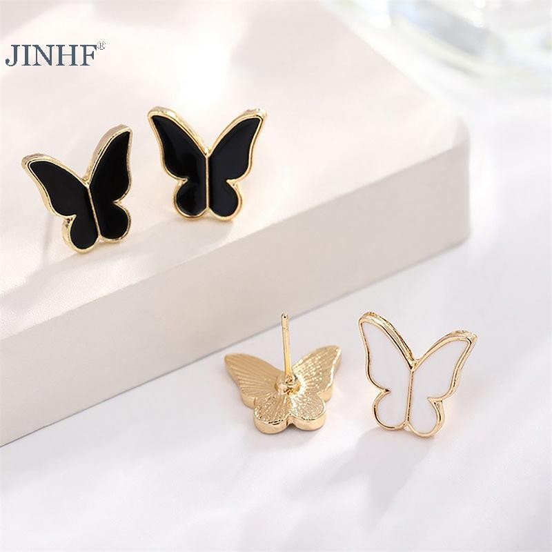 JINHF 1 Bộ Thời Trang Tinh Tế Đơn Giản Đa Năng Vòng Cổ Vòng Tay Bông Tai Nhẫn Dành Cho Nữ Cô Gái Tiệc Cưới Bộ Trang Sức Quà Tặng HOT