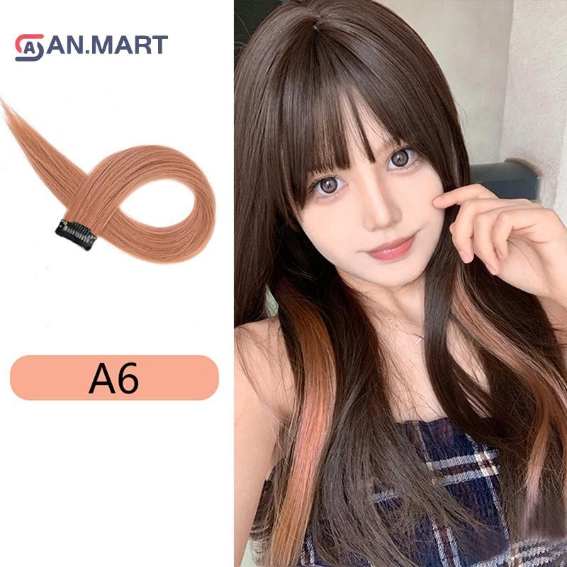 Bigdealssuper 60cm Tóc Nối Dài Kẹp Tóc Trong Tóc Dài Thẳng Tai Tóc Giả Kẹp Tổng Hợp Phần Nối Tóc Phụ Kiện Tóc Kẹp Tóc Siêu