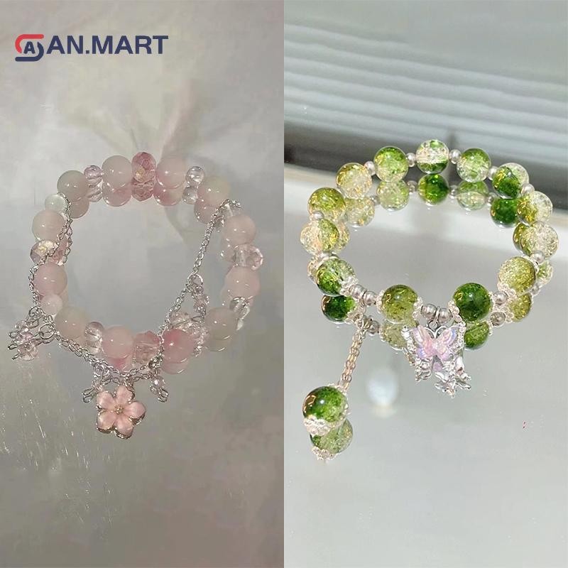 Bigdealssuper Ánh Sáng Sang Trọng Ngọt Ngào sel Vòng Tay Nữ Thời Trang Bé Gái Giả Tưởng Đính Hạt Dây Đàn Hồi Vòng Tay Phụ Kiện Trang Sức Quà Tặng Siêu