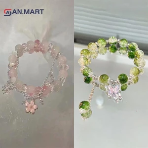 Bigdealssuper Ánh Sáng Sang Trọng Ngọt Ngào sel Vòng Tay Nữ Thời Trang Bé Gái Giả Tưởng Đính Hạt Dây Đàn Hồi Vòng Tay Phụ Kiện Trang Sức Quà Tặng Siêu