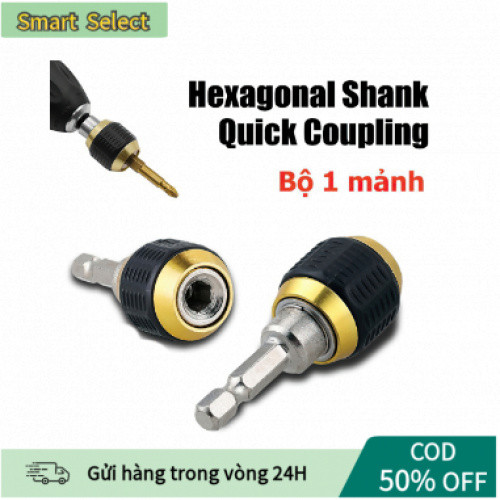 【COD】Đầu Kẹp Tháo Lắp Nhanh Mũi Khoan Và Tua Vít 1/4 Inch, Chuôi Lục Giác 60mm, Thép Không Gỉ, Tương Thích Mọi Máy Khoan