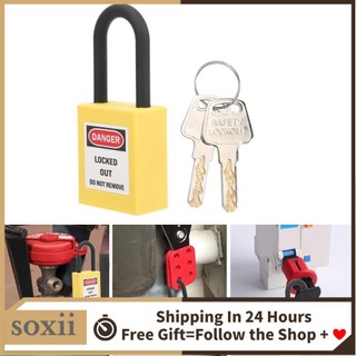 Soxii SOXII khóa khóa an toàn 38mm cho ngành công nghiệp kỹ thuật (màu vàng)