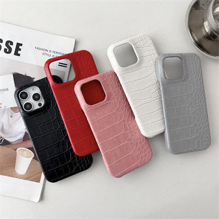 Ốp lưng iPhone 17promax 17Air 17 11 13 13pro 13promax 14 14pro 14promax 15 15pro 15promax 16 16pro 16promax 16plus Họa Tiết Da Cá Sấu Cạnh Dầu Nửa Gói