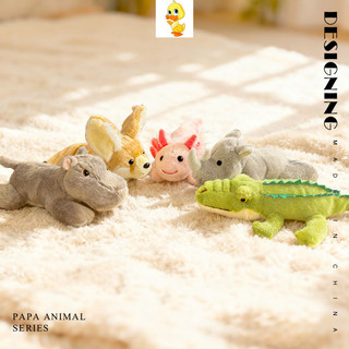 PLUS✨Hàng✨Nằm Cáo Hippopotamus Cá Sấu Sang Trọng Búp Bê Dễ Thương Salamander Tê Giác Đồ Chơi Sang Trọng Đồ Chơi Trẻ Em Đồ Chơi Bạn Gái Quà Tặng Trẻ Em Quà Tặng Giáng Sinh Sang Trọng Quà Tặng COD