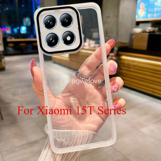 Ốp Điện Thoại Cho Xiaomi 15T 17T Pro 14T 17 15 14 T Pro Ultra 5G 4G 2025 Vỏ Điện Thoại Silicon Lỏng Vuông Chống Sốc Ốp Lưng TPU Mềm