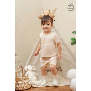 La pomme AW2025 Bộ cộc tay Mềm Mịn by La Pomme người bạn puppy T10.4