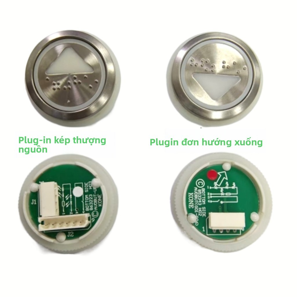 Nút nhấn thang máy Kns300/kds50/Ra ngoài bằng thép không gỉ khổng lồ Knský phụ kiện thang máy công tắc 46RA
