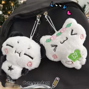 SRVN Hoạt Hình Hình Thỏ Gấu Trúc Sang Trọng Mặt Dây Chuyền Móc Khóa Kawaii Thời Trang Móc Khóa Dành Cho Nữ Bé Gái Phụ Kiện Mặt Dây Chuyền Bapa Dễ Thương.
