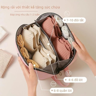 Túi Đựng Áo Ngực Chống Thấm Nước Gấp Gọn Đa Năng, Túi Đựng Đồ Lót Du Lịch Sắp Xếp Vali Gọn Gàng