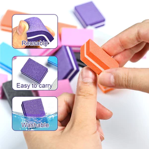 Combo 50 Dũa Móng Tay Mini Hai Mặt Dũa Nhám Tạo Form Móng Tiện Lợi Dụng Cụ Làm Nail Nhỏ Gọn