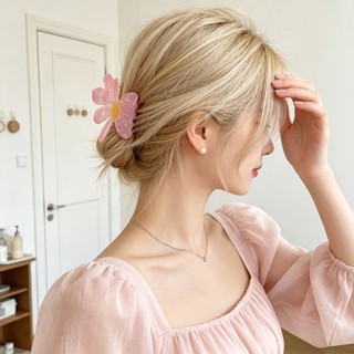 Kovoi / Hoạt Hình Bướm Lấy Kẹp Hoa Cao Cấp Cuộn Dây Tóc Cá Mập Kẹp Tóc Niche Phụ Kiện Tóc Nữ Phong Cách Mới Mũ