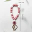 Móc khóa hình hoa crochet nhiều màu - Phụ kiện trang trí túi xách / chìa khóa
