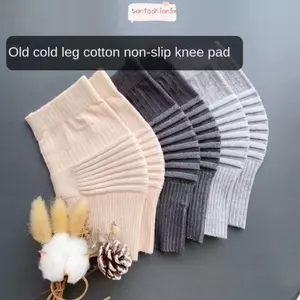 ITRUMPET Nén Nẹp Đầu Gối, Miếng Lót Đầu Gối Thể Thao Sọc Đen Khỏa Thân, Nén Ấm Cotton Co Giãn Thiết Bị Tập Thể Dục Ngoài Trời