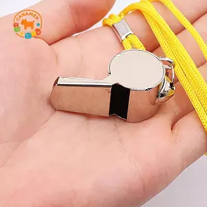 CANAMEK Kim Loại Còi Trọng Tài Thể Thao Bóng Bầu Dục Thép Không Gỉ Còi Bóng Đá Bóng Rổ Đảng Đào Tạo Trường Cổ Vũ Dụng Cụ CSF