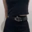 Bướm Hot Girl Cao Cấp Thắt Lưng Rộng Nữ Phong Cách Thắt Lưng Niche Đen Trang Trí Quần Jean Hợp Thời Trang 6.15