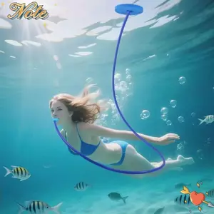 NOTE1 Ống thở ống thở ống thở, Ống bơi hoàn toàn khô có thể gập lại, Ống đơn nhẹ / Thiết bị bơi lặn silicon ống đôi
