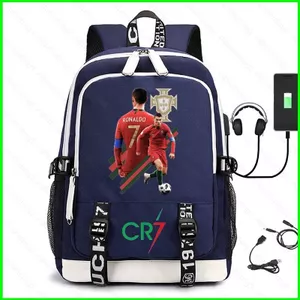 HT3 Cristiano Ronaldo Ba Lô Dành Cho Nam Học Sinh Trường Công Suất Lớn In Thời Trang Cá Tính Túi Đa Năng TH