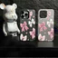 Ốp lưng iPhone họa tiết nơ hồng trắng IMD phù hợp cho iPhone 17 16 15 14 13 12 11 Pro Max Plus X Xr Xs Max 7 8 Plus
