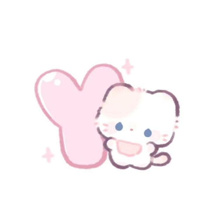3 Kitty Móc Khóa Chữ Cái  Dễ Thương Mica 2 Mặt In Theo Yêu Cầu Thiết Kế Độc Đáo Chất Liệu