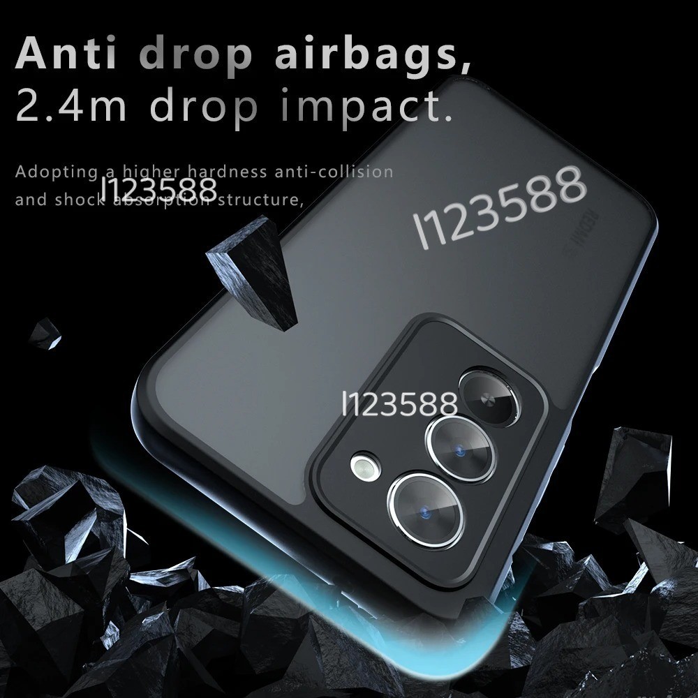 Ốp Lưng Cho Poco M8s 5G Matte Clear Phone Cover Cho Poco M8s 5G 2026 Xiaomi PocoM8s 5G Acrylic PC + TPU Mỏng Chống Sốc