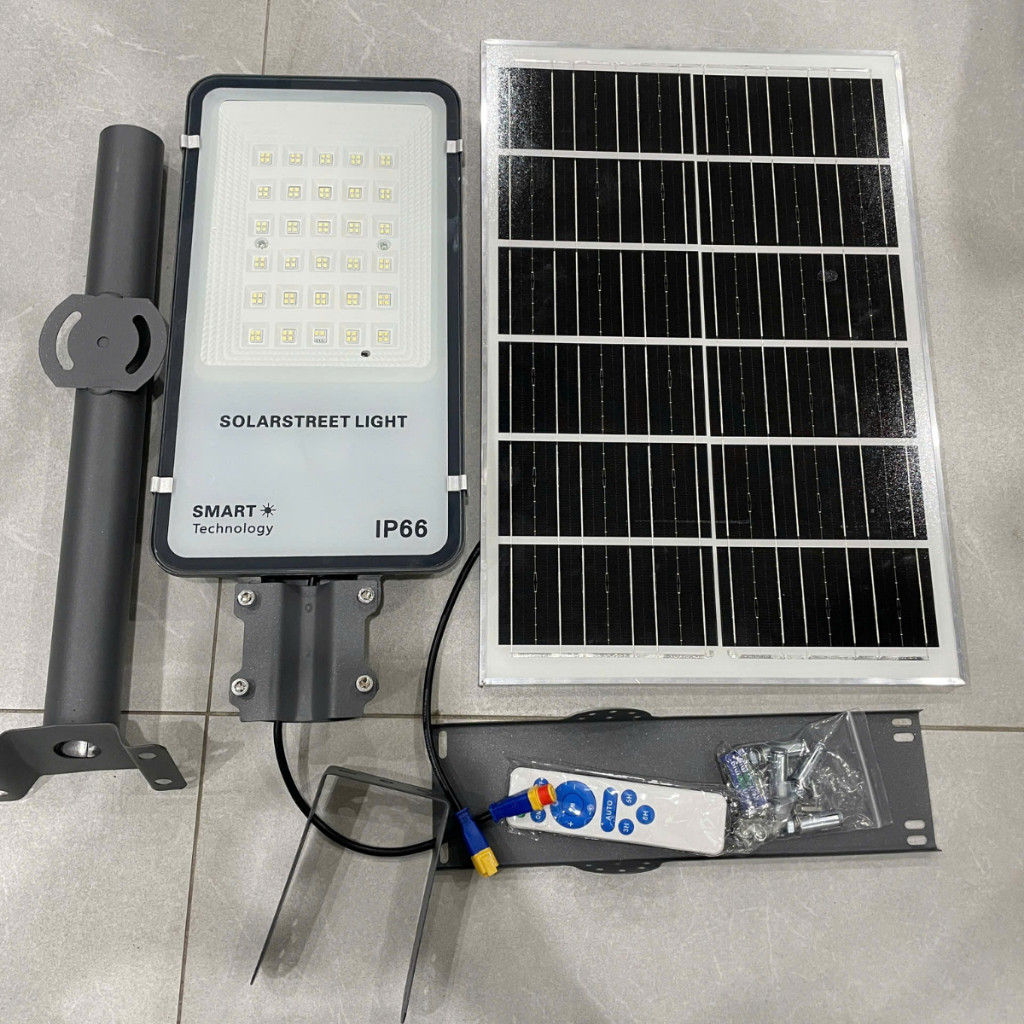 Đèn Đường Năng Lượng Mặt Trời 400W Chip LED SMD 3030 Pin Lithium Chống Nước IP67 Bảo Hành 5 Năm
