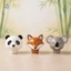 Gốm Động Vật Tủ Núm Gấu Trúc Cáo Koala Một Lỗ Nội Thất Ngăn Kéo Tay Cầm