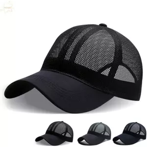 Mũ bóng chày mùa hè AWNGD, Mũ chống nắng có thể điều chỉnh khô nhanh, Mũ câu cá chạy bộ bằng lưới thoáng khí thời trang dành cho nam nữ Unisex