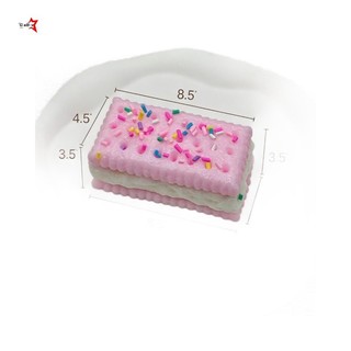 Đồ chơi bóp phục hồi chậm - Hình bánh quy dài để giảm căng thẳng