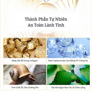 Chính Hãng tinh chất vàng 24k đánh bay mọi vết nhăn lão hóa da vĩnh viễn chỉ trong mọt liệu trình ngắn 100ML