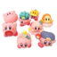 HK1 8 Chiếc Kirby Waddle Dee Mini Nhân Vật Hành Động Bánh Topper Anime Bộ Sưu Tập Trò Chơi Máy Tính Để Bàn Trang Trí KH1