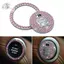 Nút khởi động Công tắc Bling Động cơ ô tô Đánh lửa Kim loại Chrome