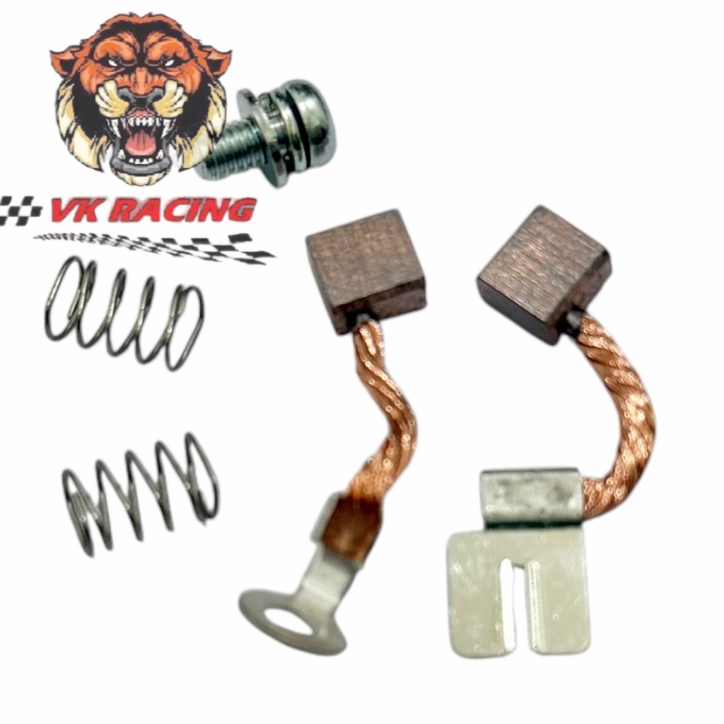 Chổi than đề loại tốt Ya sirius cơ - si fi - jupiter cơ - ju fi - exciter135 - ex150 - nouvo 4-5-6